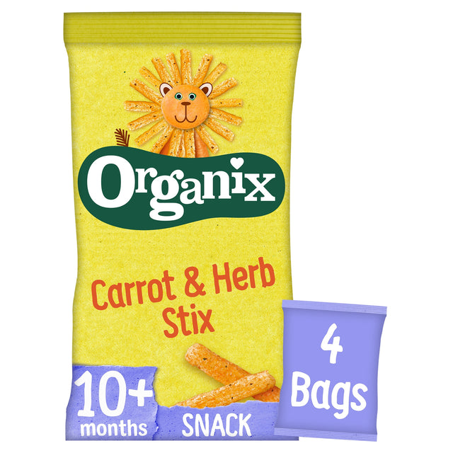 Organix Carrot Stix Multi Pack 4 x 15 g