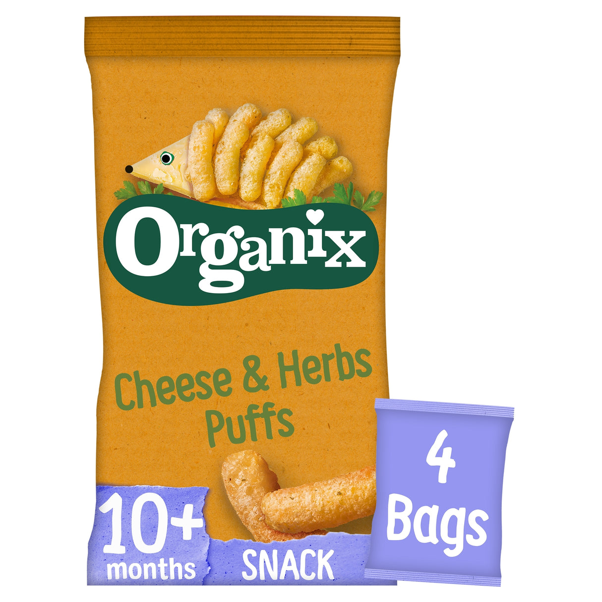 Organix Cheese & Herb Puffs 4 x 15 g