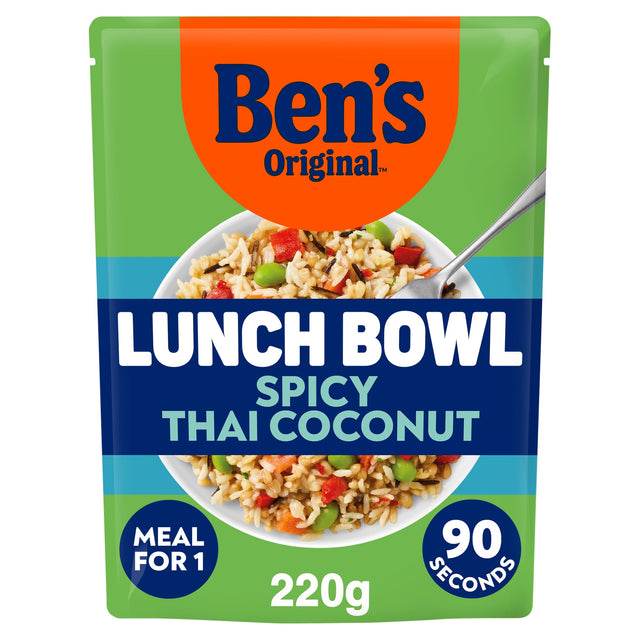 Ben's Original Lunch Bowl Spicy Thai Style Coconut Grains & Rice 220 g