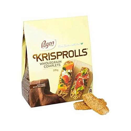 Pagen Wholegrain Krisprolls 225 g
