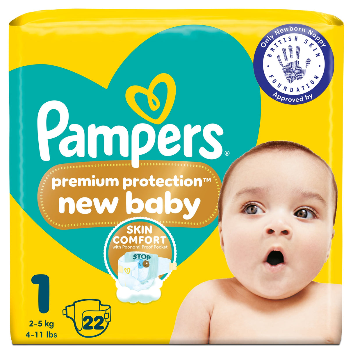 Pampers New Baby Size 1 22 Nappies