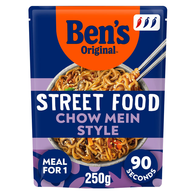 Ben's Original Street Food Chow Mein Style Noodles 250 g