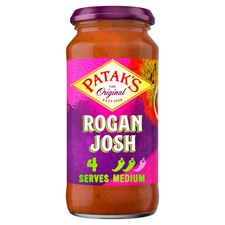 Patak's Rogan Josh Cooking Sauce Medium 450 g