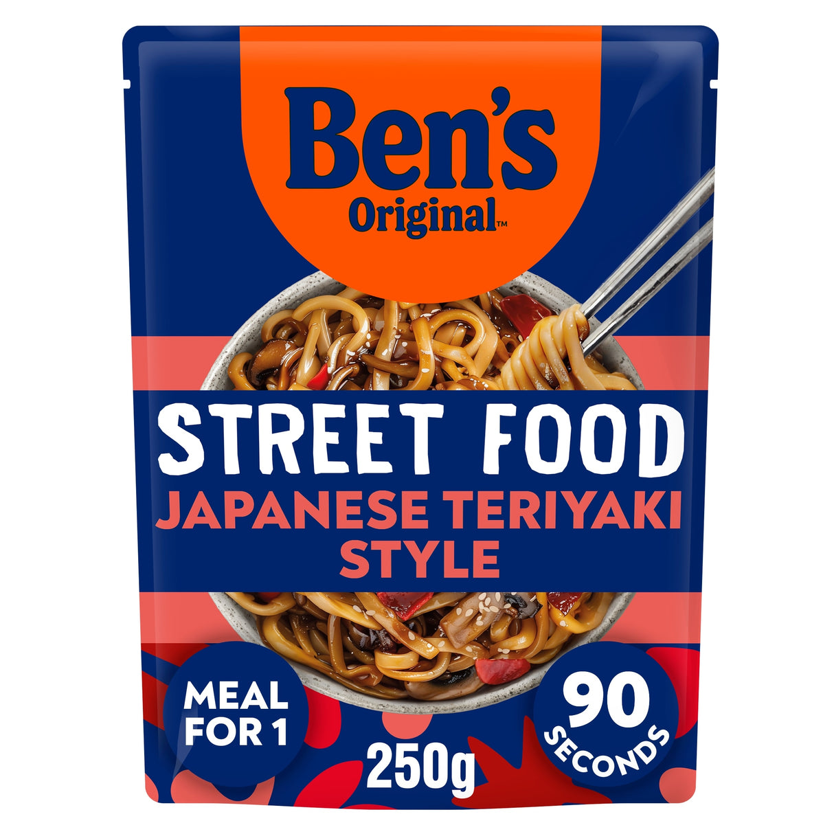 Ben's Original Street Food Japanese Teriyaki Style Noodles 250 g