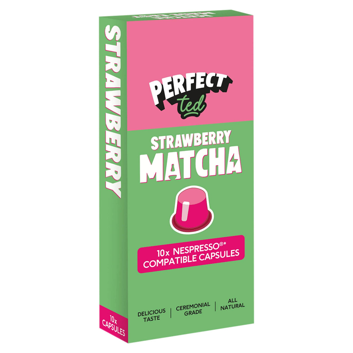 Perfect Ted Matcha Nespresso Pods Strawberry 10 x 5 g