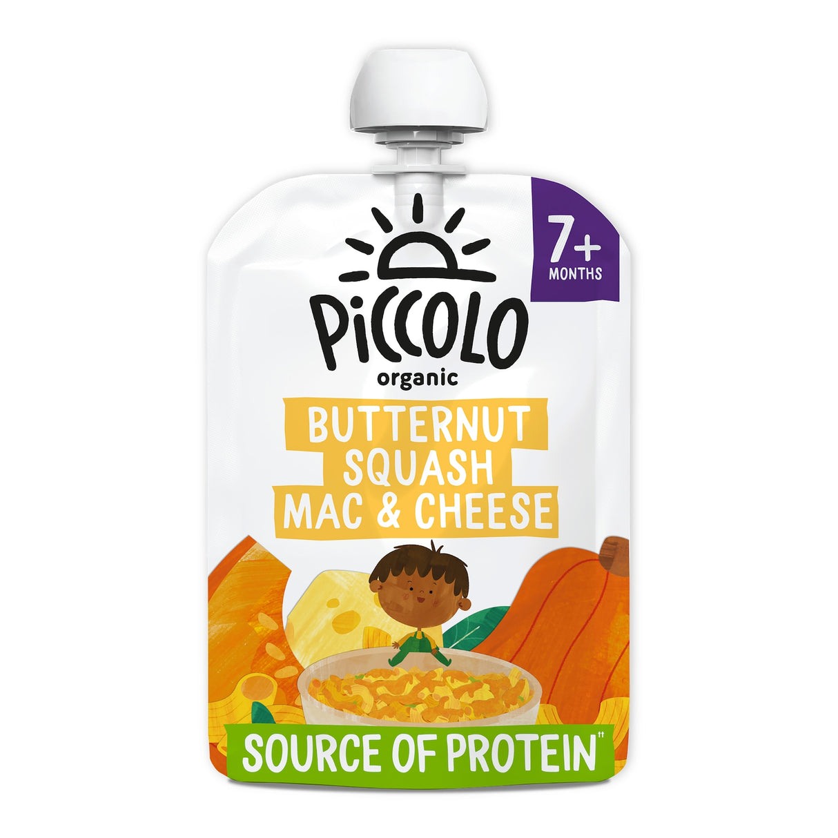 Piccolo Organic Squash Macaroni & Cheese Meal 130 g