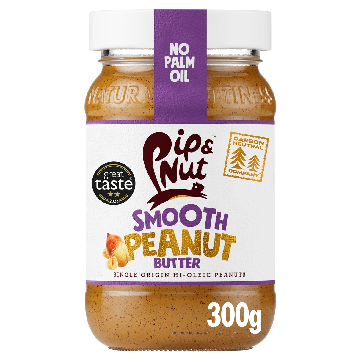 Pip & Nut Smooth Peanut Butter 300 g