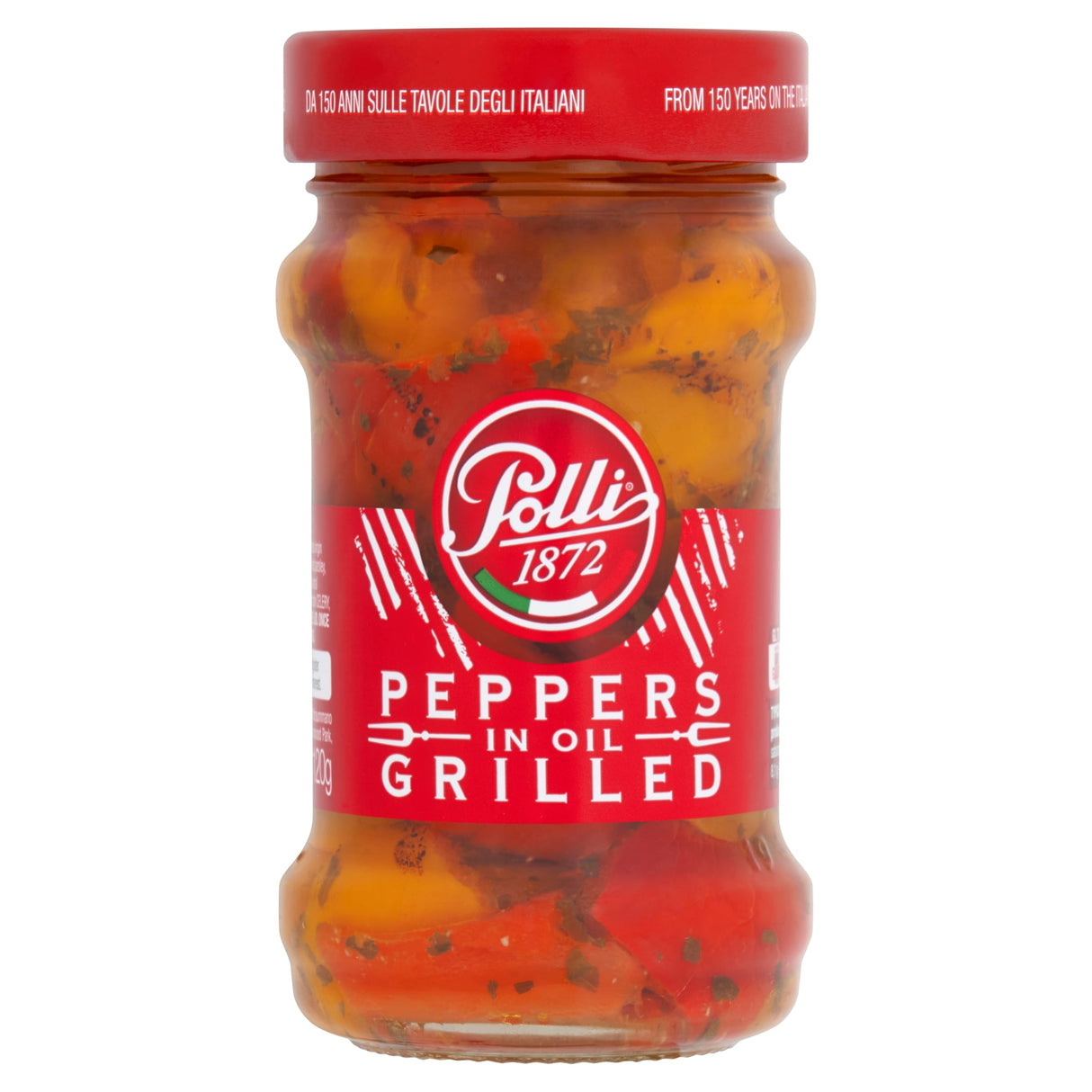 Polli Grilled Peppers In Oil 190 g