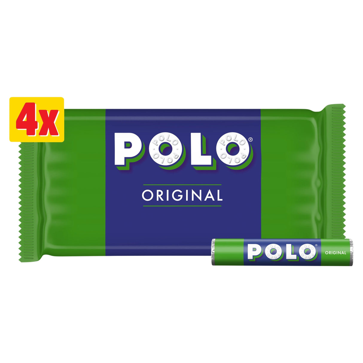 Polo Original Mint Tube Multi-Pack 34 g 4 Pack