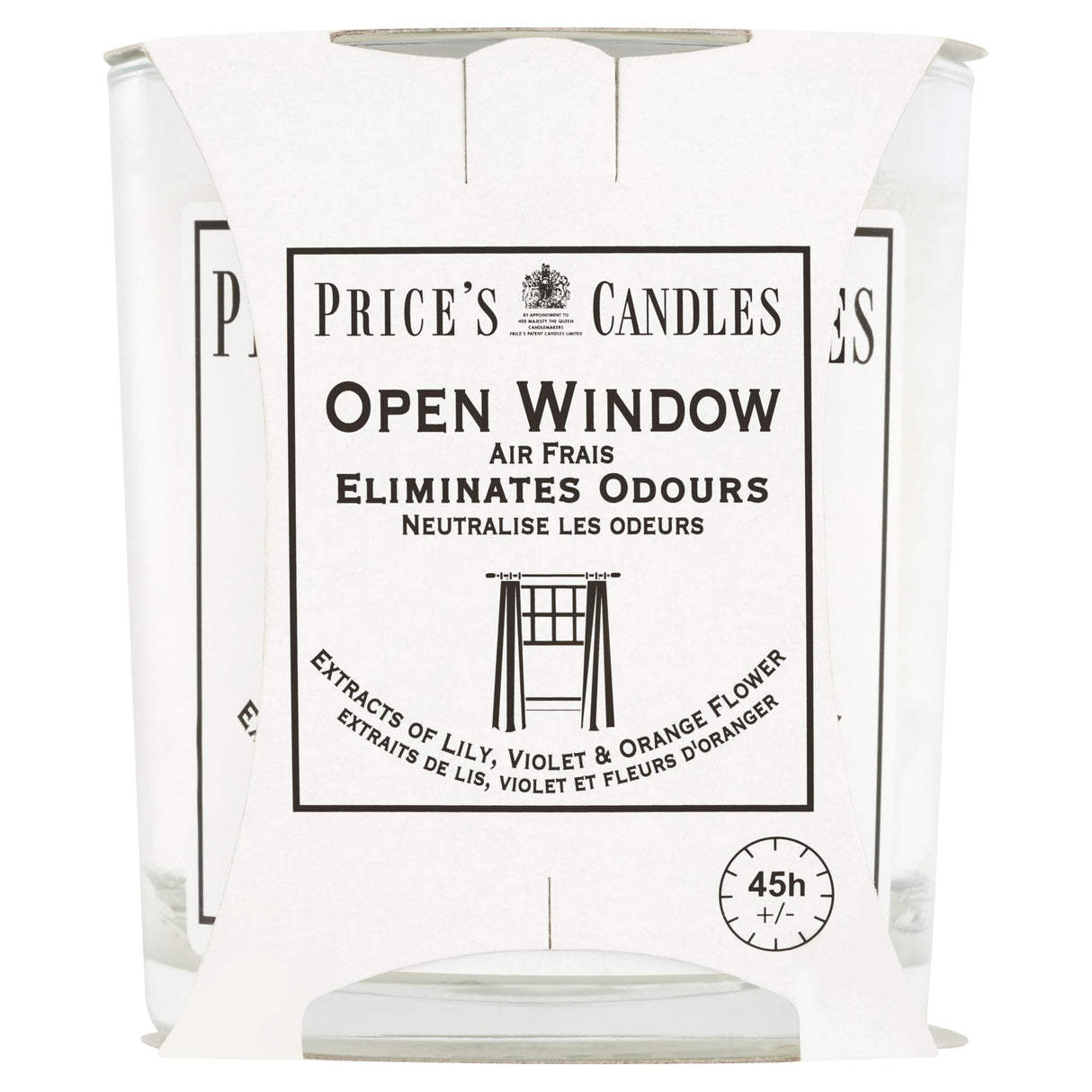 Price's Open Window Candle Jar