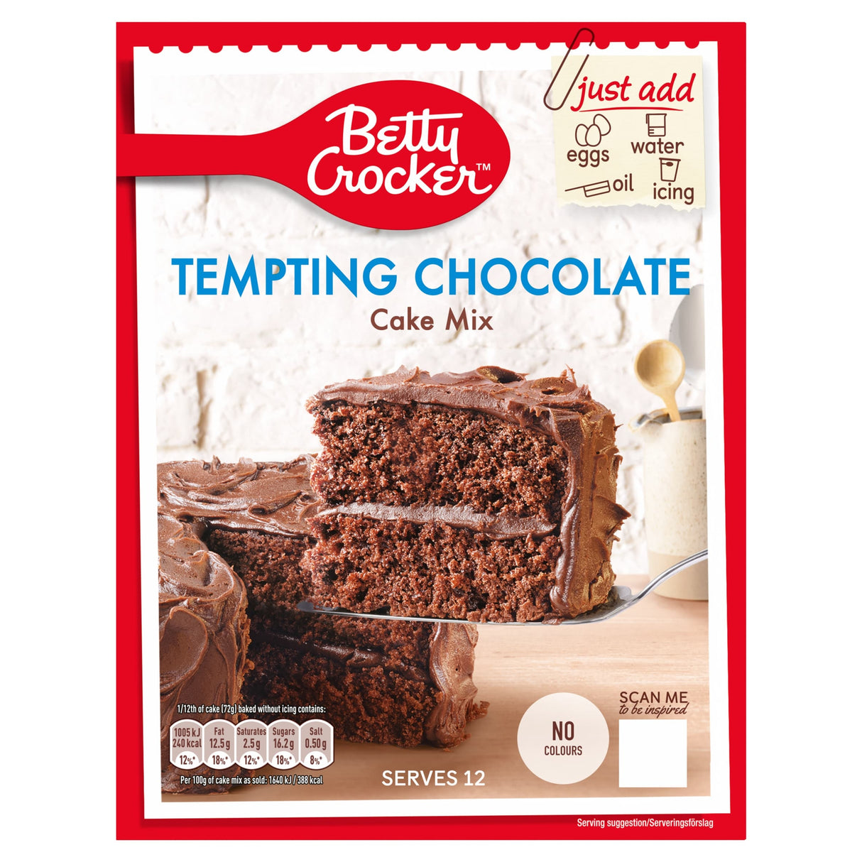 Betty Crocker Cake Mix Tempting Chocolate 425 g