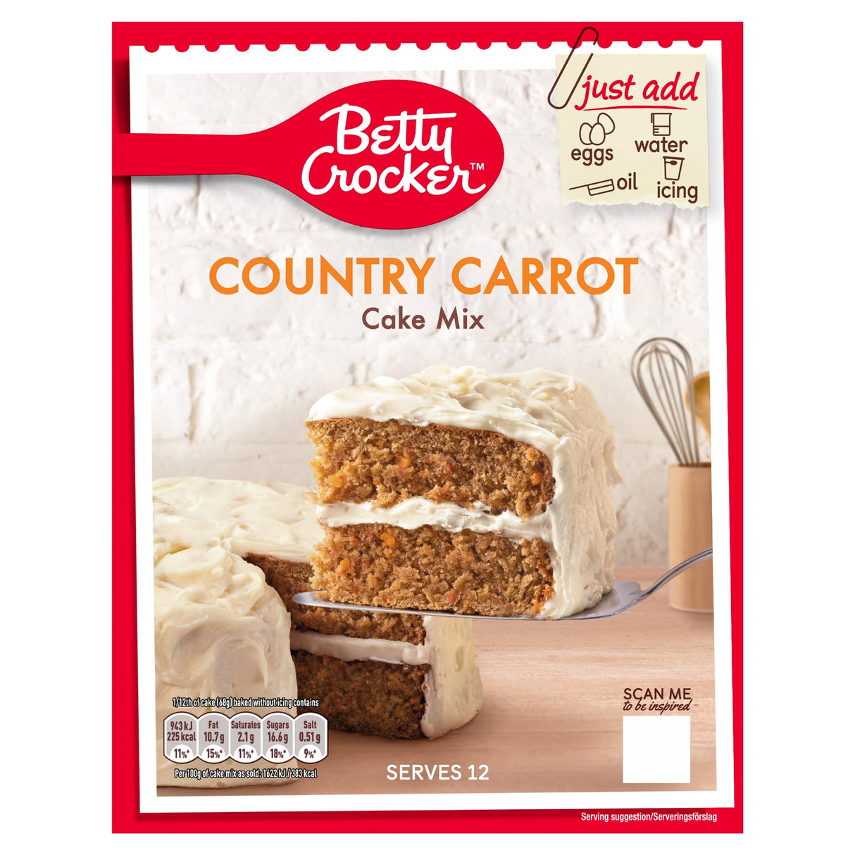 Betty Crocker Country Carrot Cake Mix 425 g