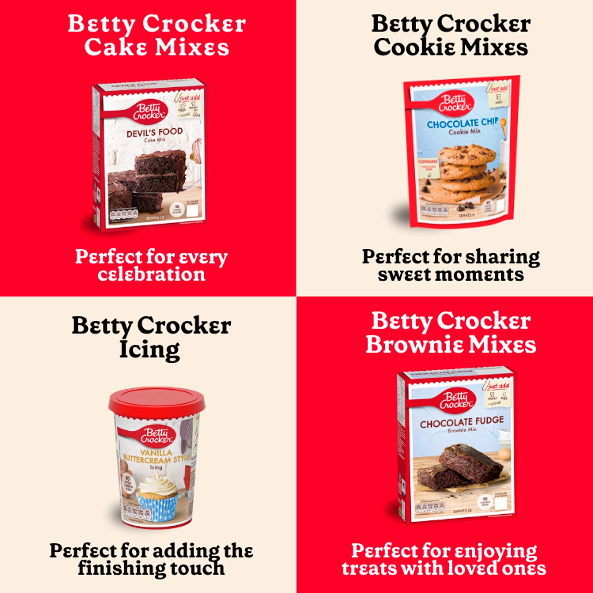 Betty Crocker Devils Food Chocolate Cake Mix 425 g