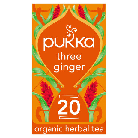Pukka Organic Three Ginger 20 Tea Bags 36 g