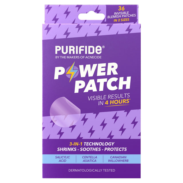 Purifide Power Patch Invisible Blemish Patches 36 Pack