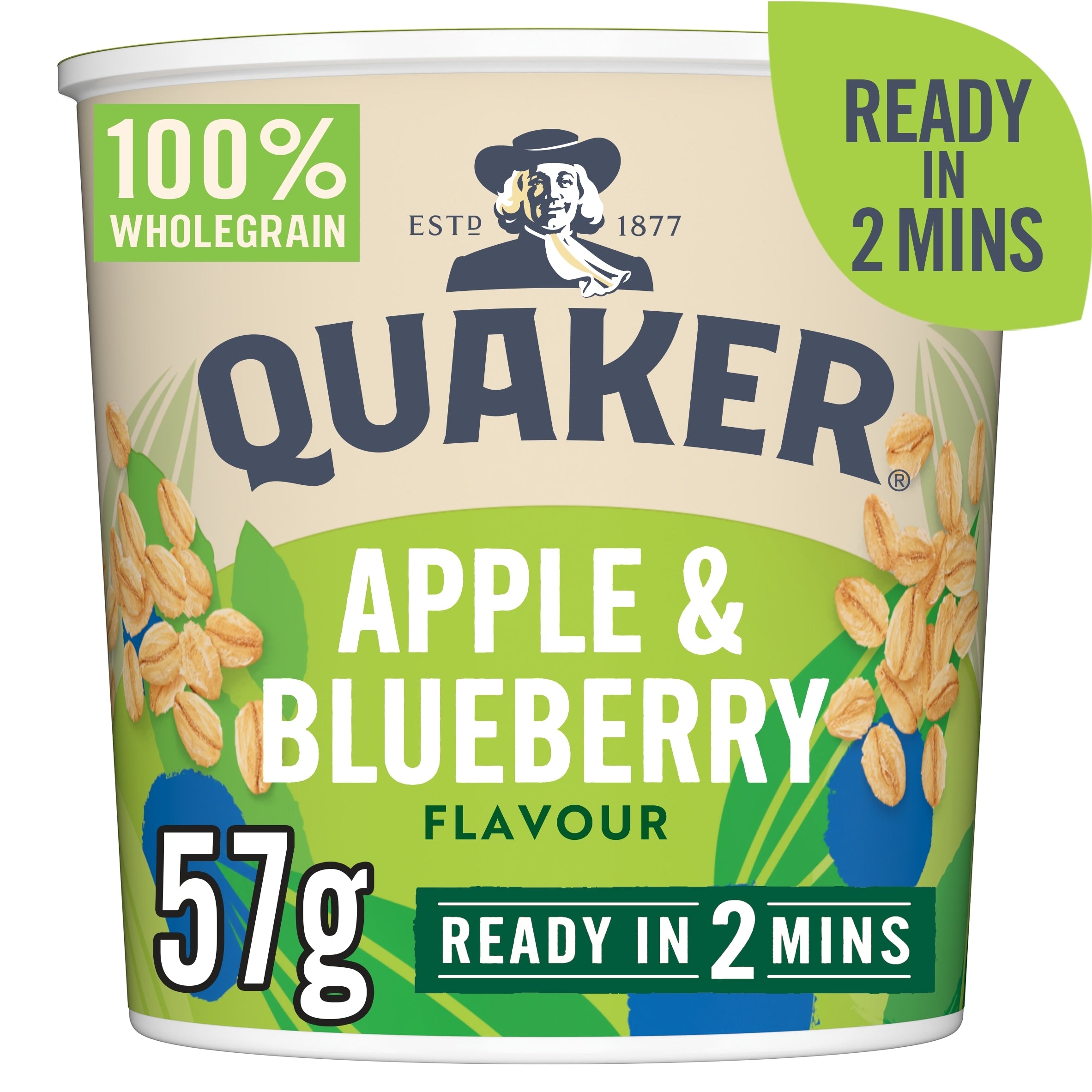 Quaker Oat So Simple Apple & Blueberry Porridge Pot 57 g