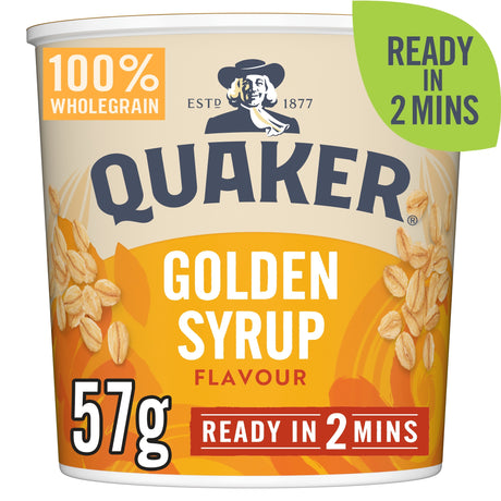Quaker Oat So Simple Golden Syrup Porridge Pot 57 g