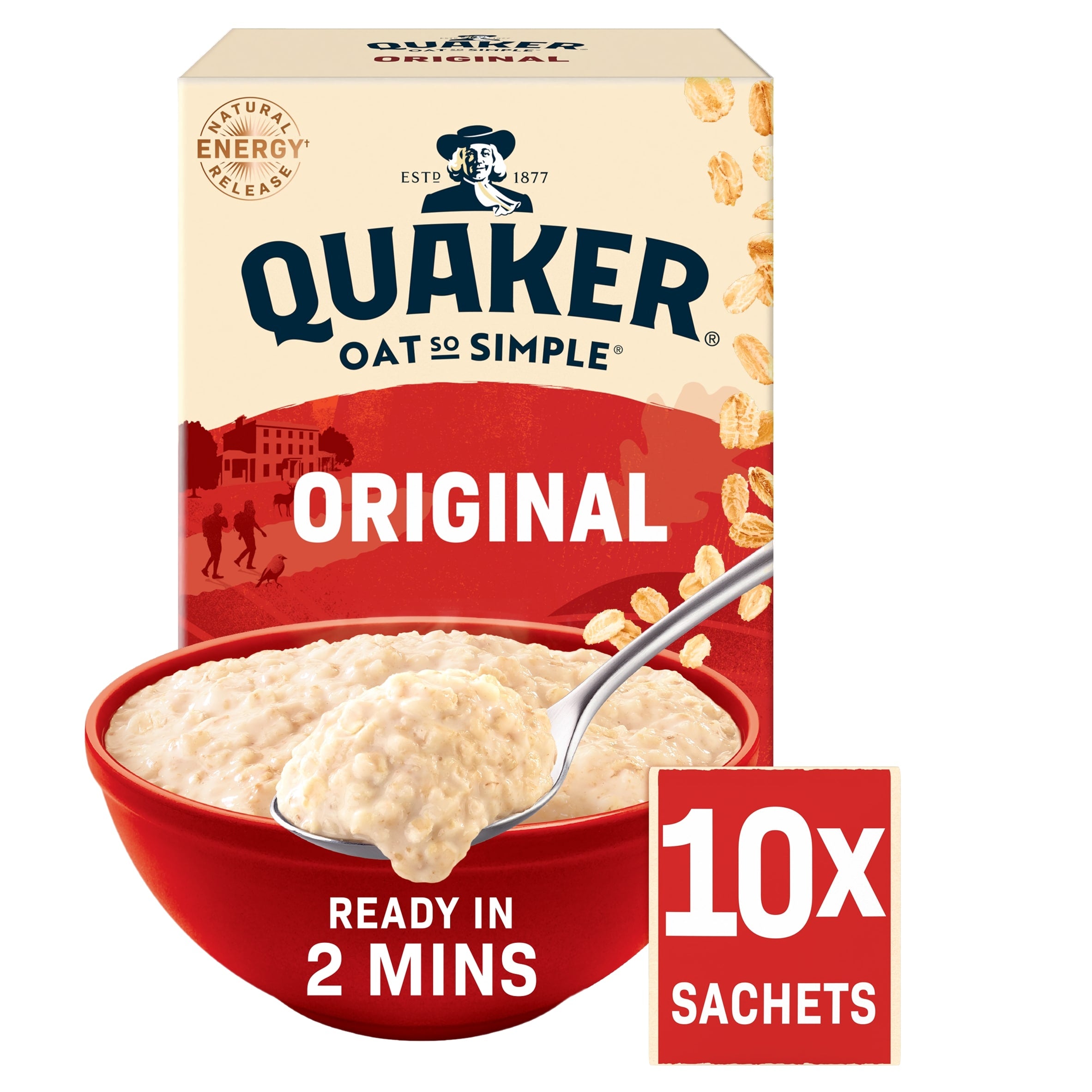 Quaker Oat So Simple Original Porridge Sachets 10 x 27 g