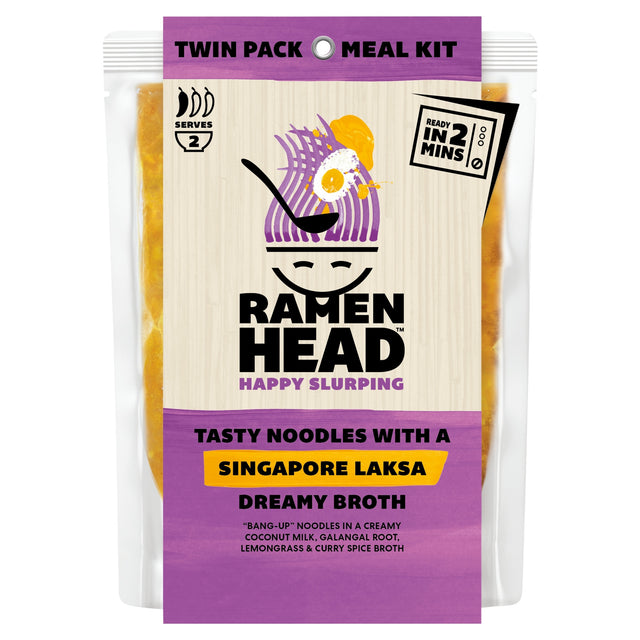 Ramen Head Tasty Noodles With A Singapore Laksa Broth 450 g