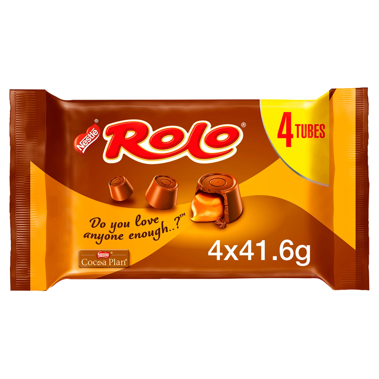 Rolo Milk Chocolate Tube Multi-Pack 41.6 g 4 Pack