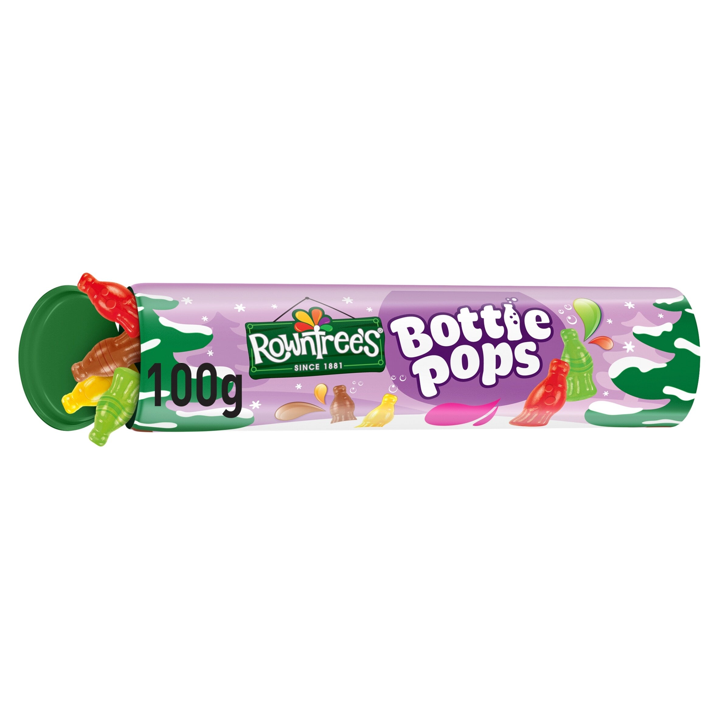 Rowntree's Bottle Pops Sweets Giant Tube 100 g