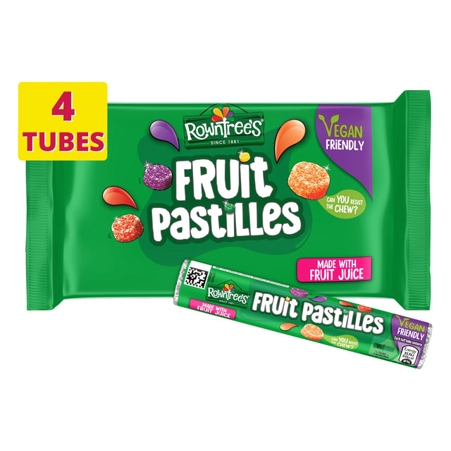 Rowntree's Fruit Pastilles Sweets 4 x 41 g