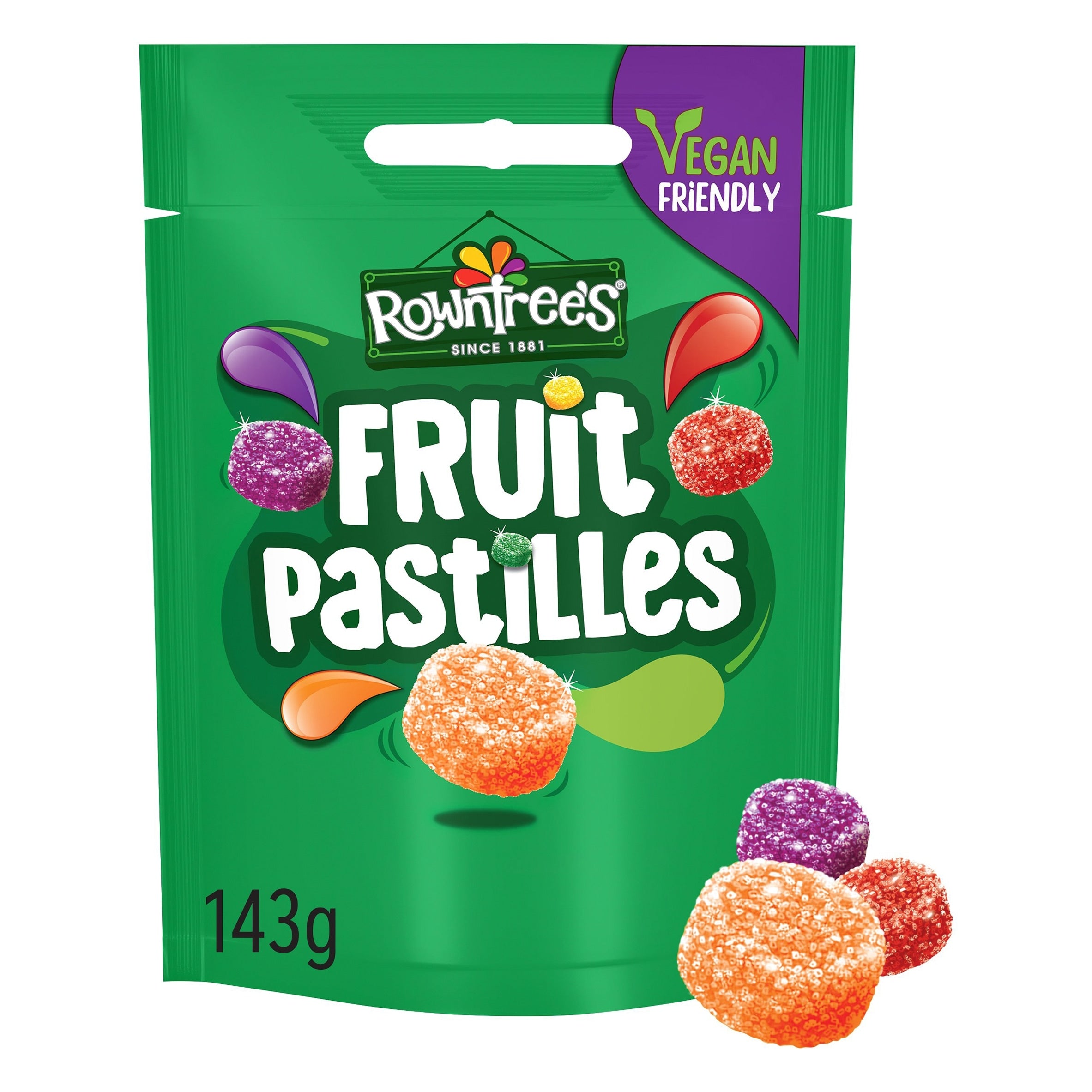 Rowntree's Fruit Pastilles Sweets Sharing Bag 143 g