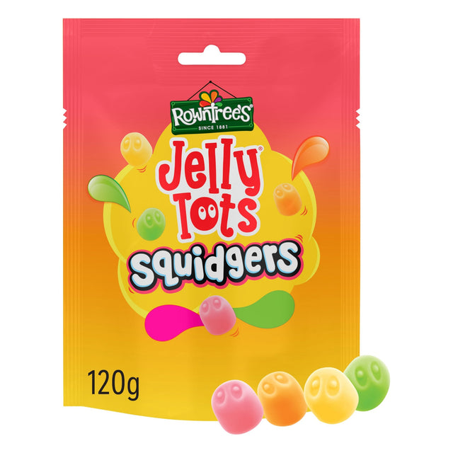 Rowntree's Jelly Tots Squidgers Sweets Sharing Bags 120 g