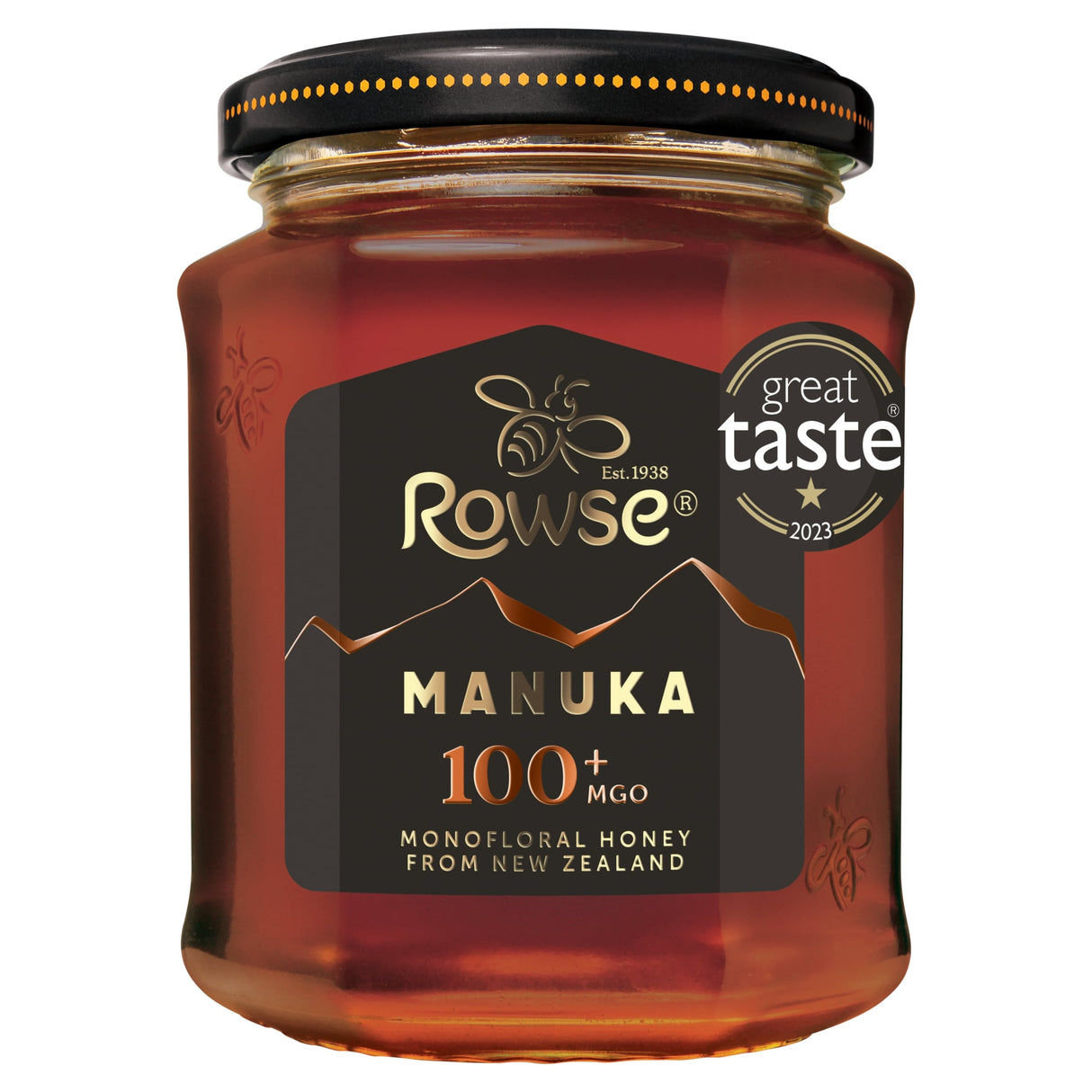 Rowse Authentic Manuka New Zealand Honey 100+ MGO 225 g