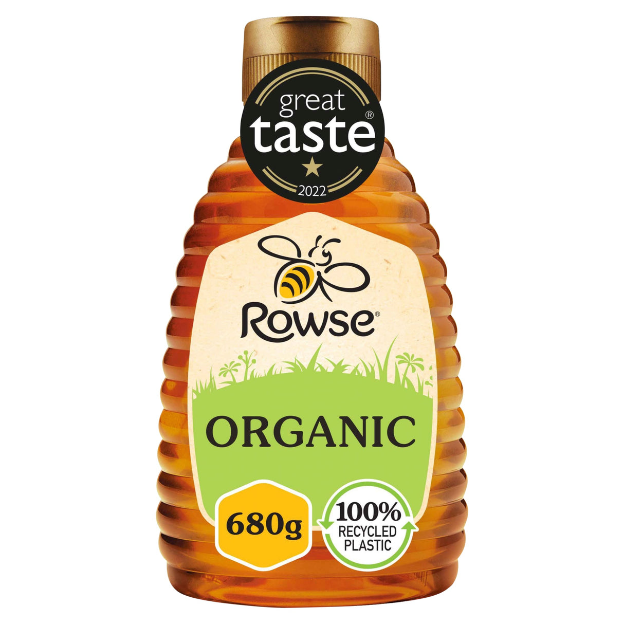 Rowse Organic Squeezy Honey 680 g