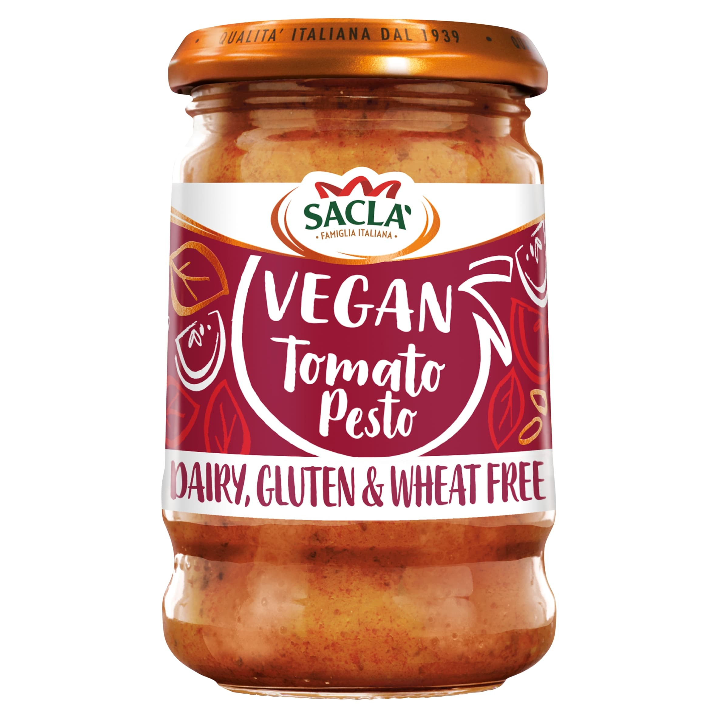 Sacla Tomato Pesto Gluten Free 190 g