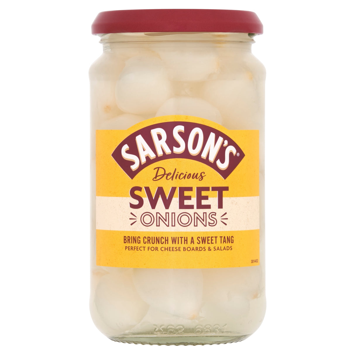 Sarsons Sweet Onions 460 g
