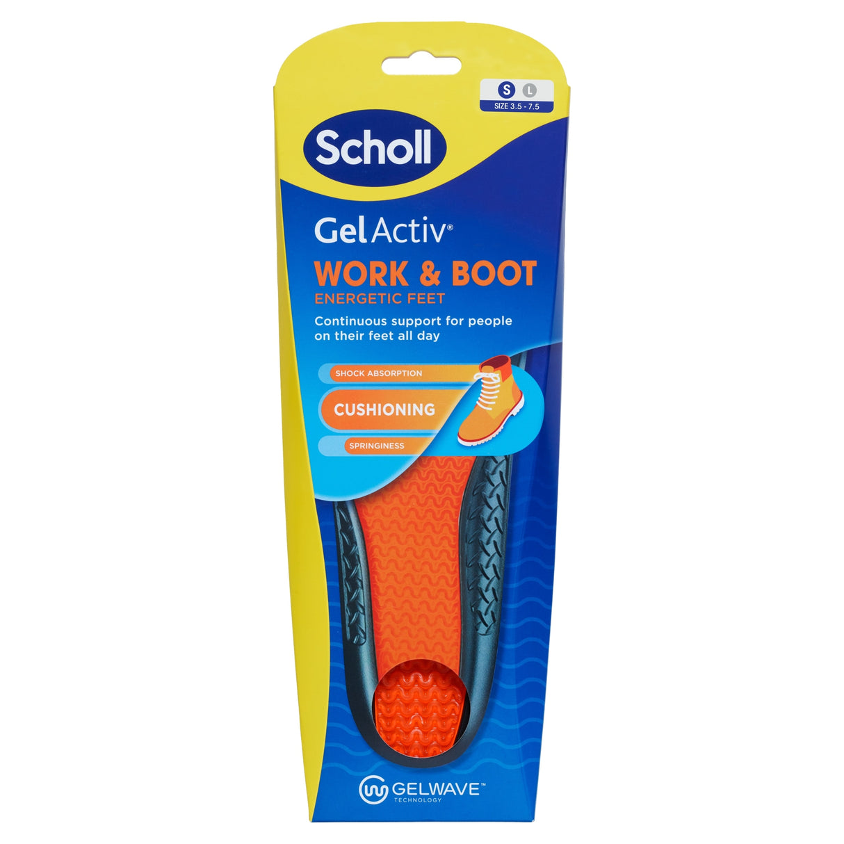 Scholl Gelactiv Insole Work Women