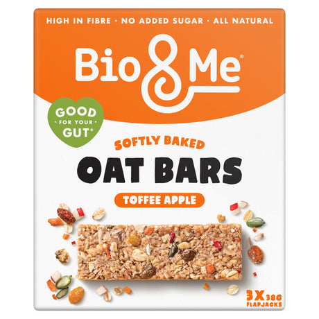 Bio & Me Oat Bar Toffee Apple 3 Pack 38 g