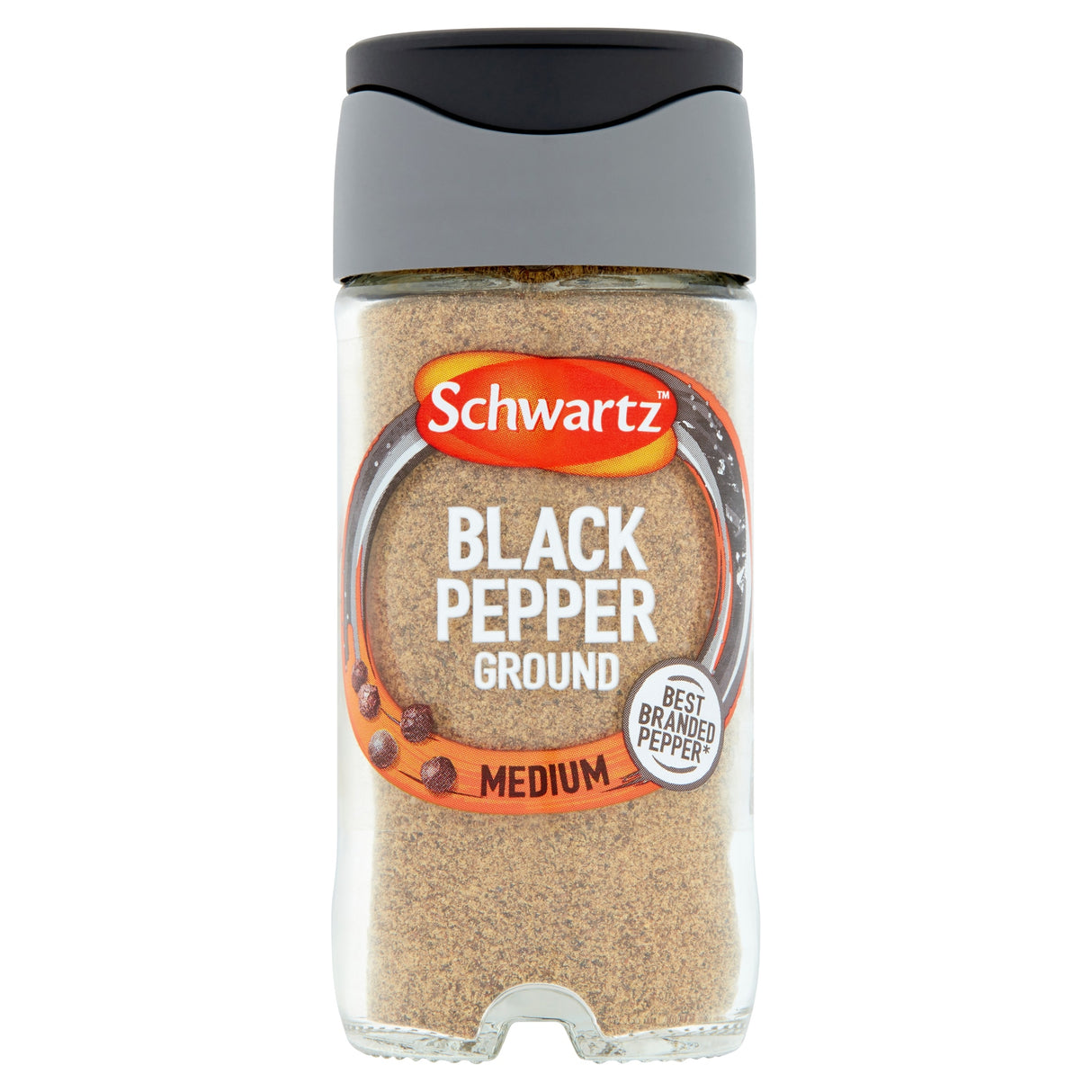 Schwartz Ground Black Pepper 33 g Jar