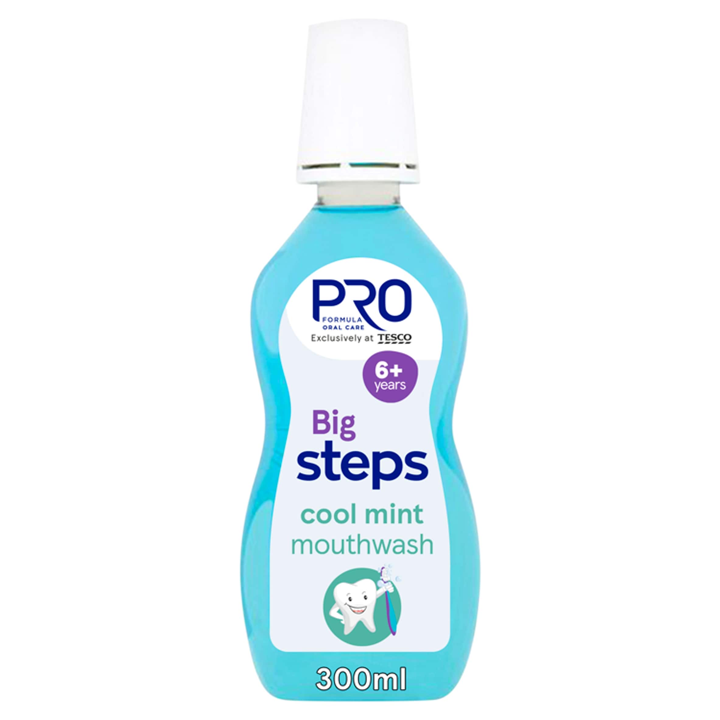 Pro Formula Big Steps Cool Mint Mouthwash 6+ 300 ml