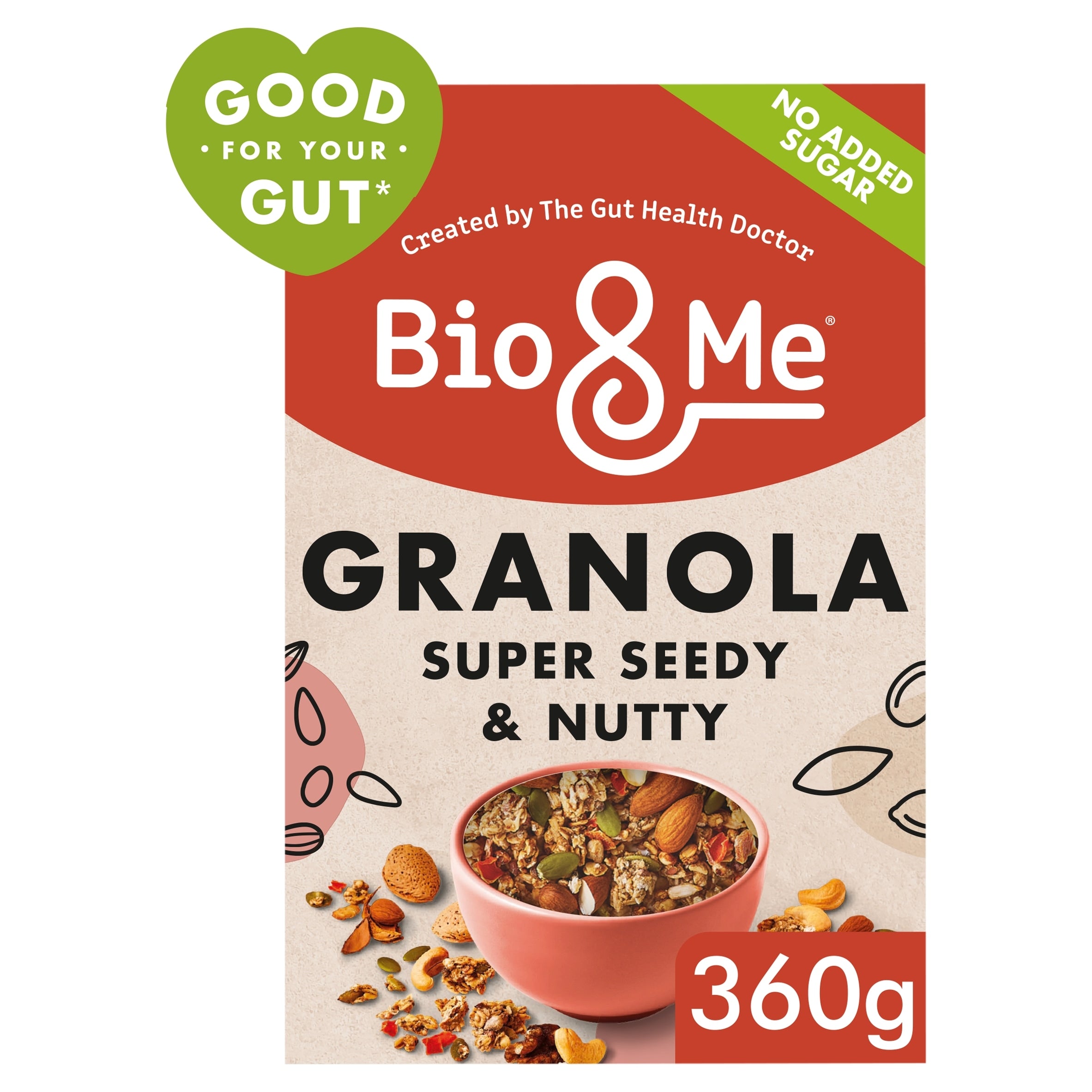 Bio & Me Super Seedy & Nutty Gut-Loving Granola 360 g