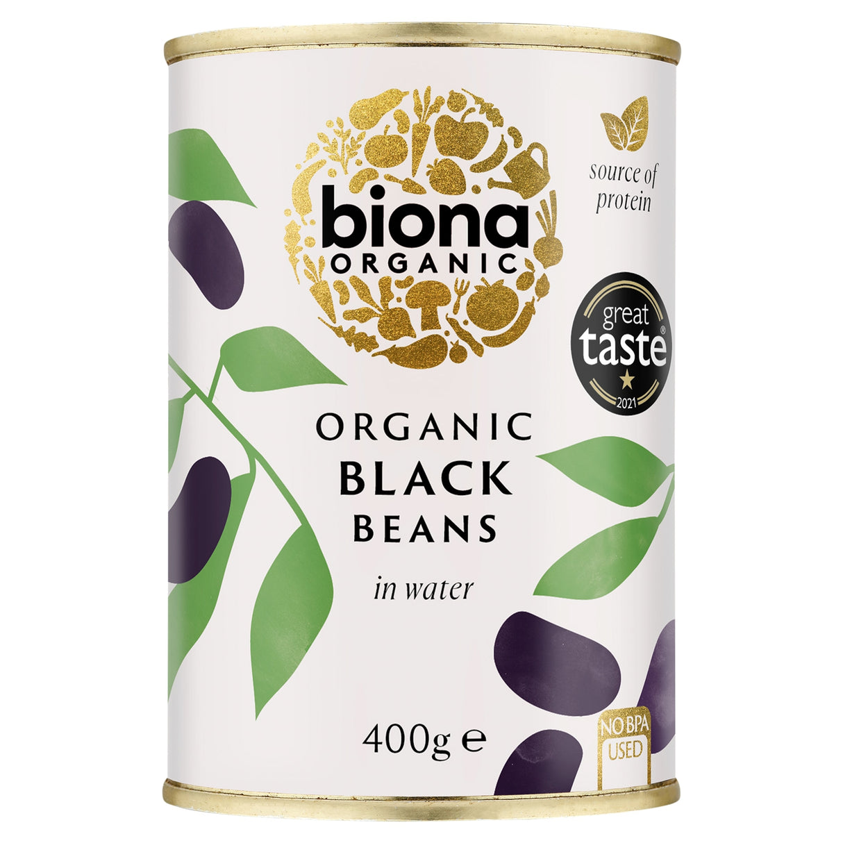 Biona Organic Black Beans 400 g