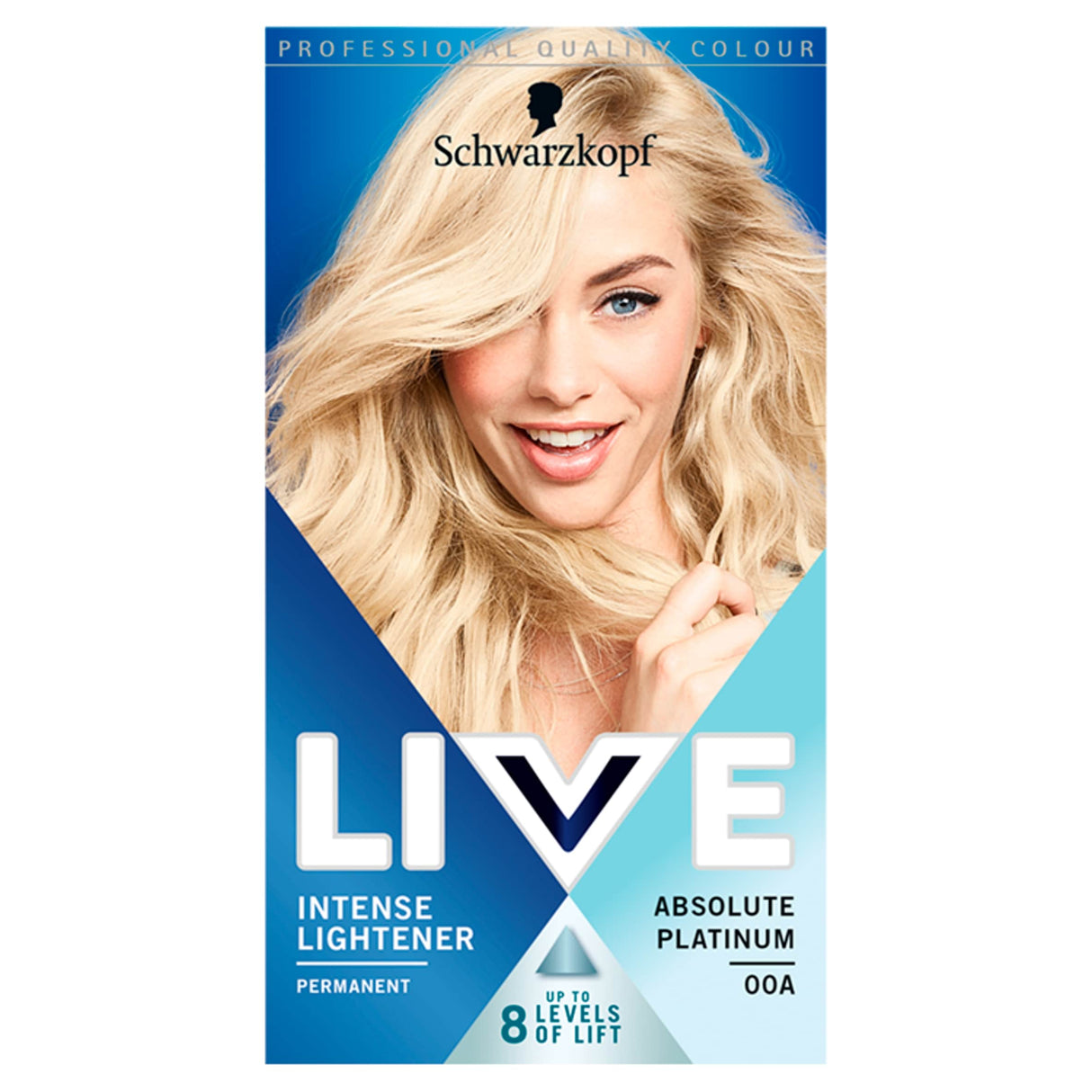 Schwarzkopf Live Intense Lightener 00A Absolute Platinum Hair Dye
