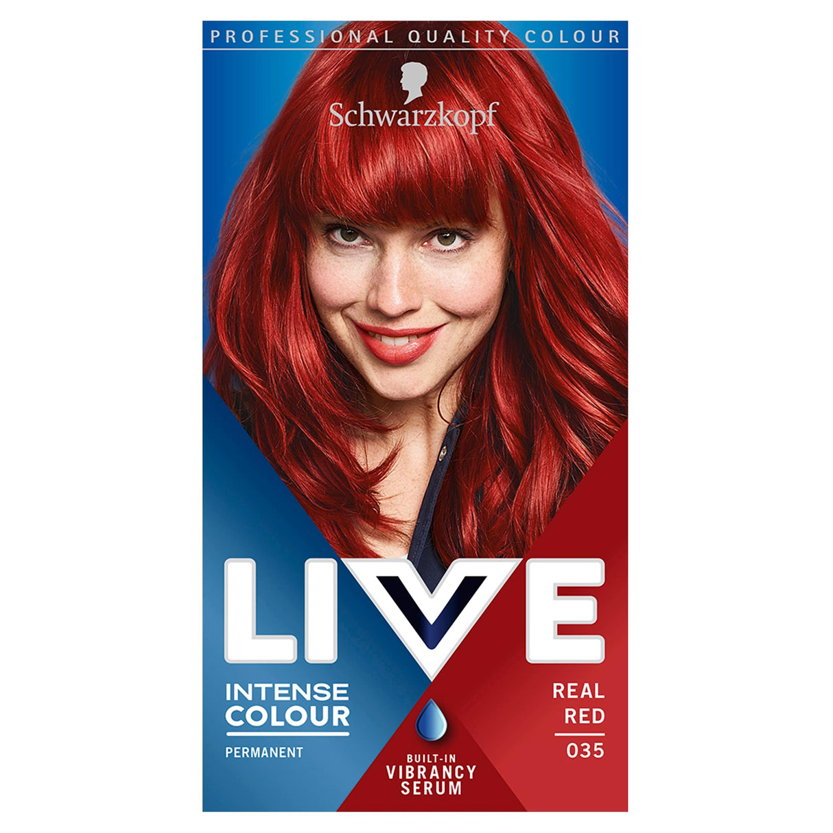Schwarzkopf Live Intensive Color 035 Real Red Hair Dye