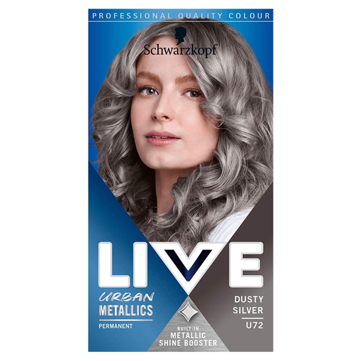 Schwarzkopf Live U72 Urban Metallics Dusty Silver Hair Dye