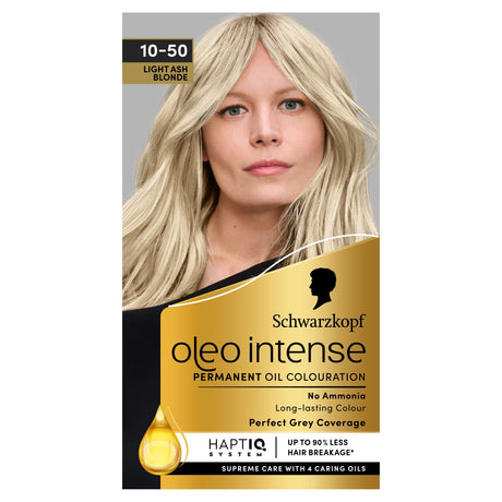 Schwarzkopf Oleo Intense Permanent Oil Colouration Light Ash Blonde 10-50