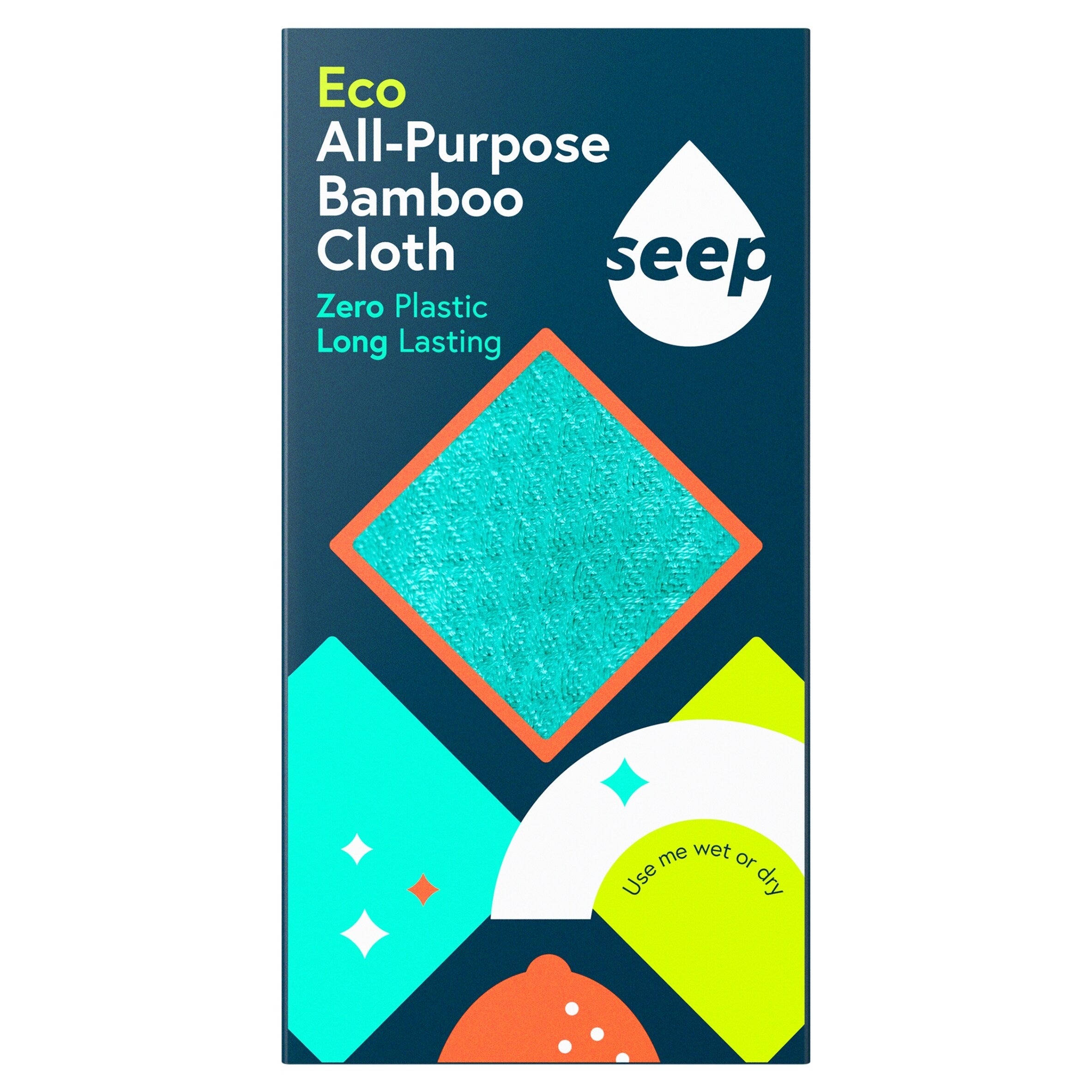 Seep Eco All-Purpose Bamboo Cloth Plastic Free