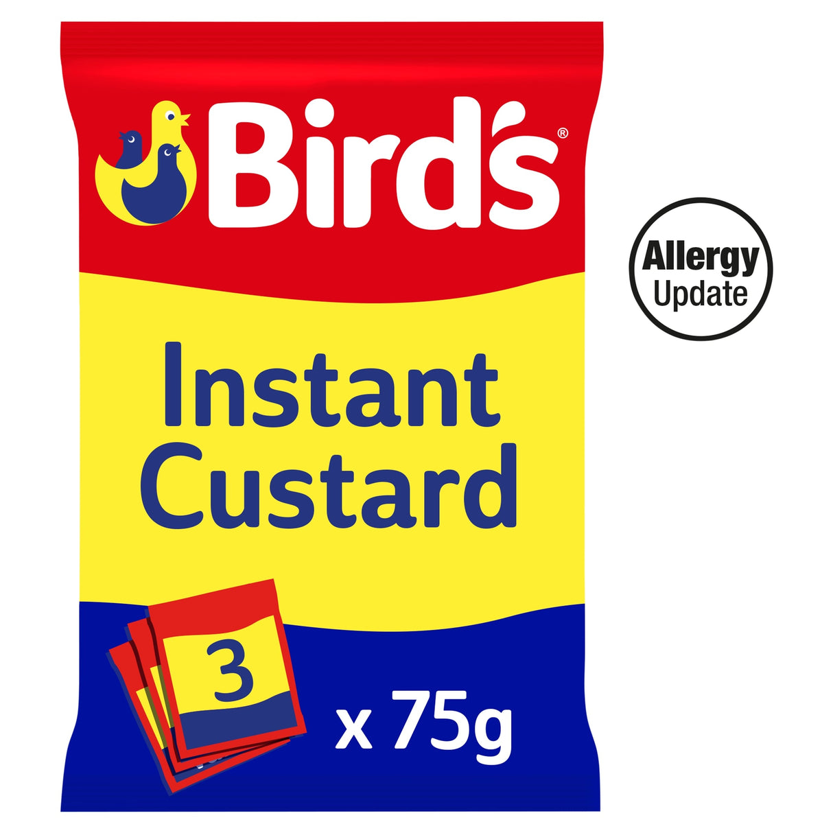 Bird's Instant Custard Original 3 x 75 g 225 g