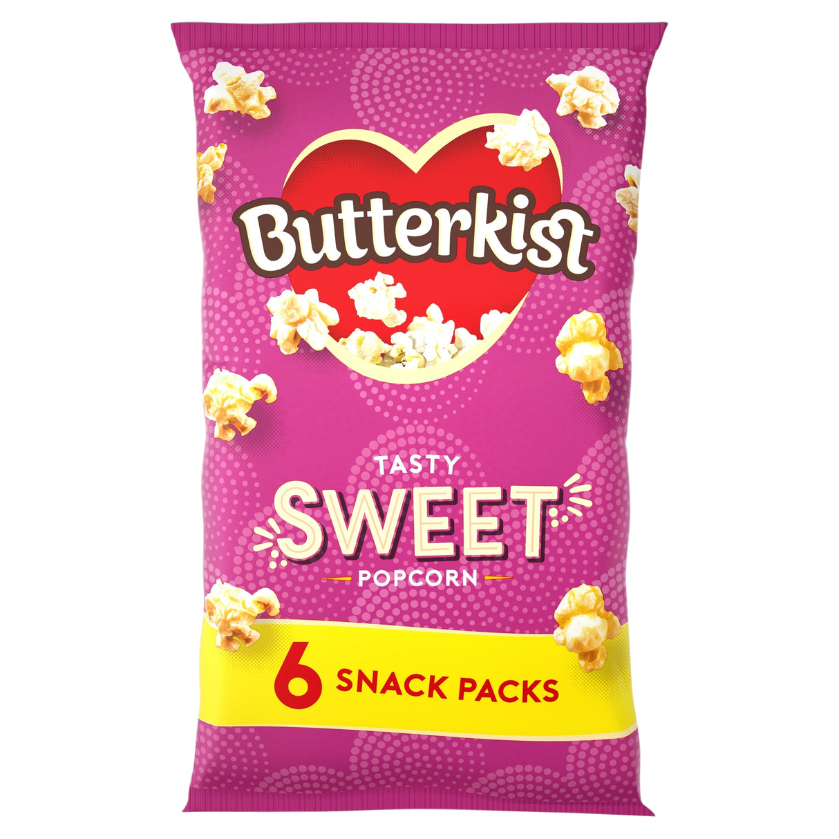 Butterkist Cinema Sweet Popcorn 6 x 12 g