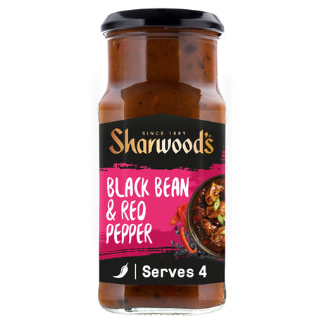 Sharwood's Blackbean & Red Pepper Sauce 425 g