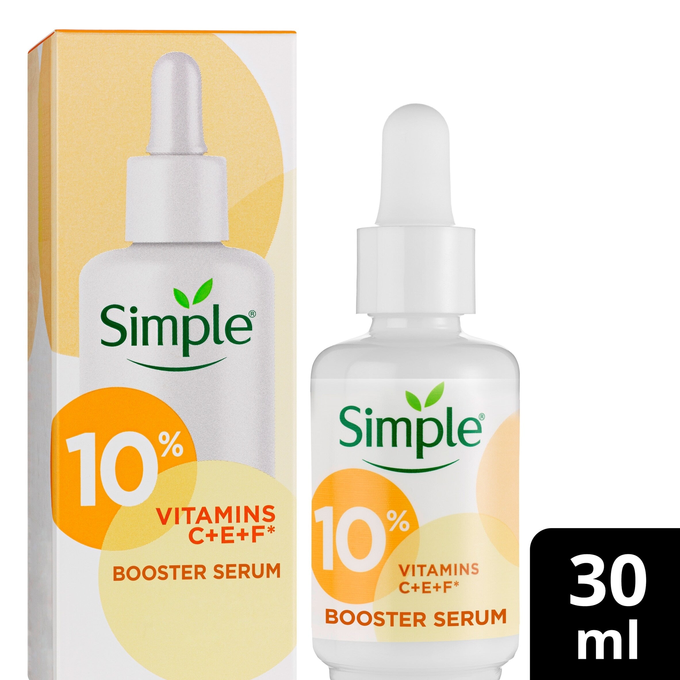 Simple 10% Vitamins C+E+F Booster Face Serum 30 ml