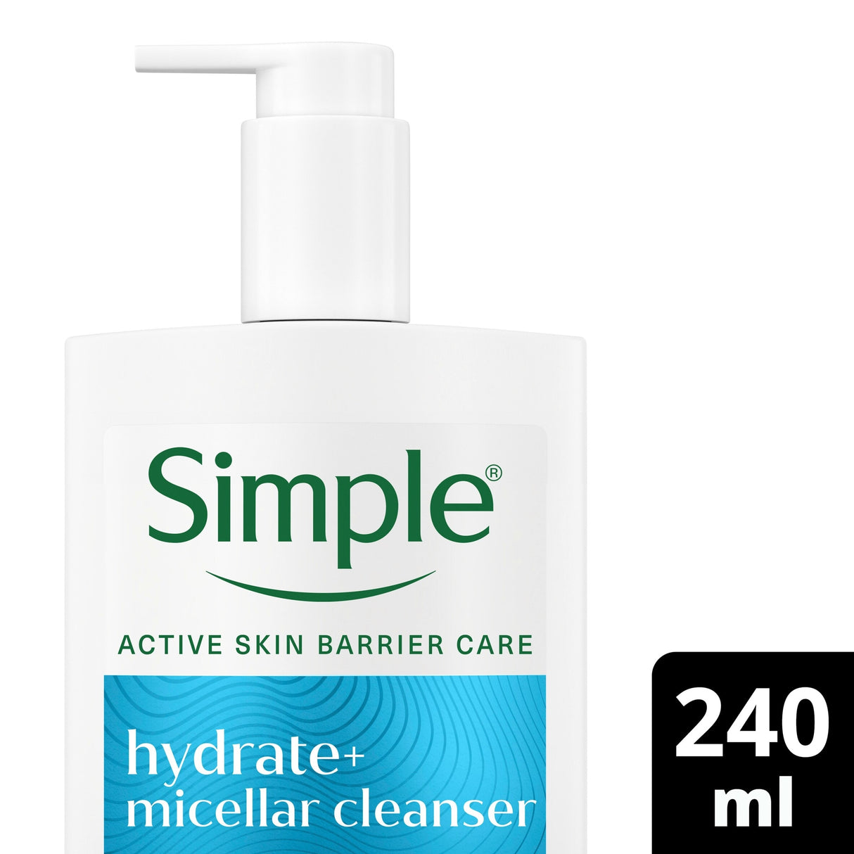 Simple Hydrate+ Micellar Gel Cleanser 240 ml