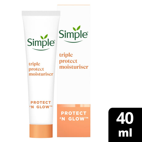 Simple Triple Protect Moisturiser SPF 30 40 ml