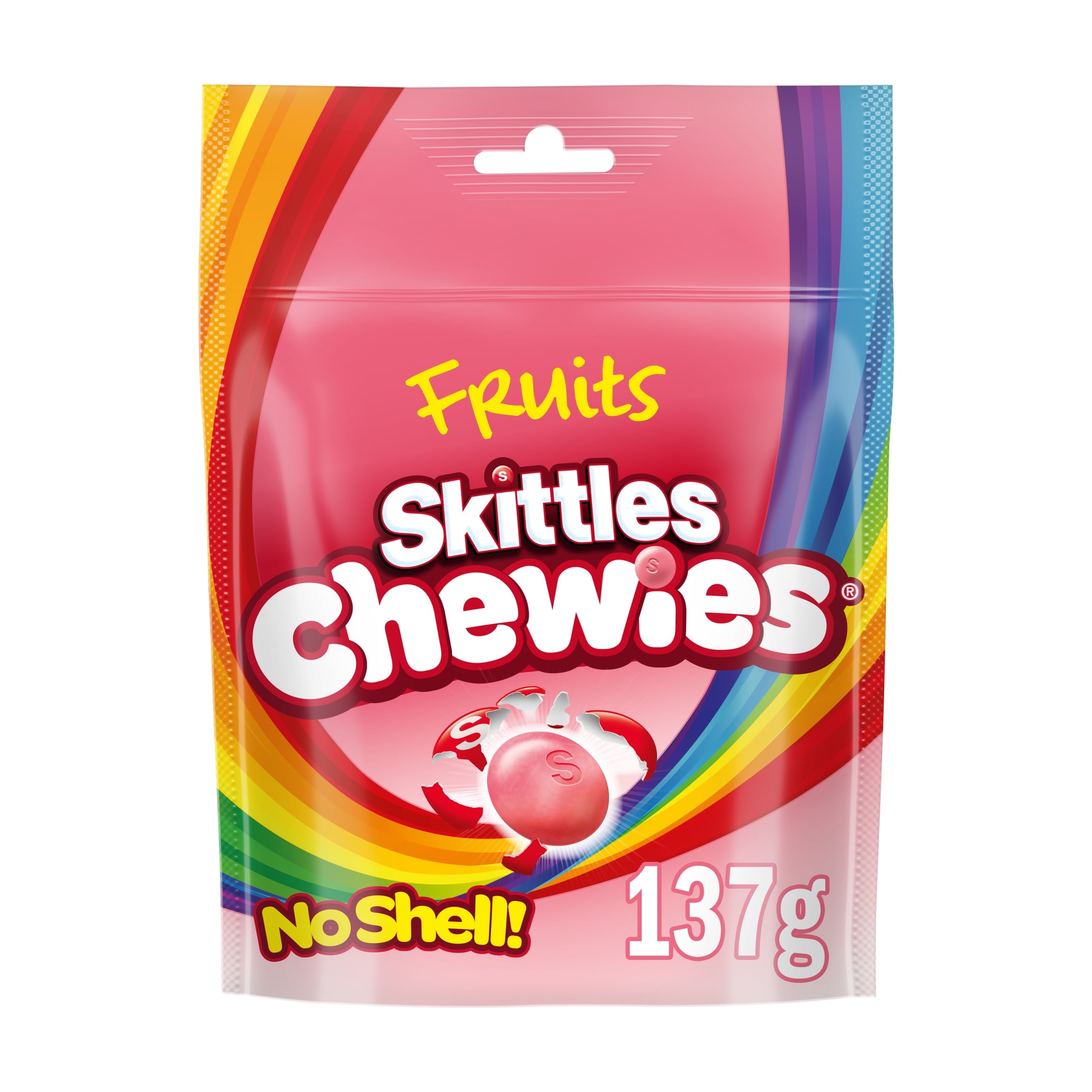 Skittles Chewies Vegan Sweets Fruit Pouch Bag 137 g